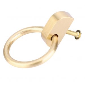 Poignee de tiroir en laiton a trou unique pour armoire et tiroir, pour usage domestique, 60 x 42 x 15 mm - Neuf