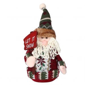 Belle F&ecirc;te de No&euml;l Poup&eacute;e D&eacute;coration de No&euml;l Ornement Jouet Cadeau Accessoire pour Maison Salon OfficeSanta p&egrave;re No&euml;l - Neuf