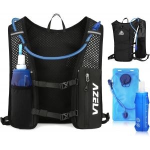 Acdsgd-Gilet D'hydratation Gilet De Course Gilet Hydratation Running Sac Hydratation Running Avec Poche &Agrave; Eau 2l Gourde Souple 500ml Sac &Agrave; Dos D'hydratation Pour Course Trail Marathon Cyclisme Randonn&eacute; - Neuf