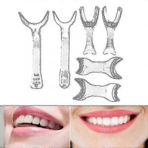 6pcs Dental Lip Retractor Orthodontique Double-Head Mouth Opener Photography - Neuf