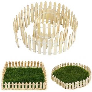 Mevronisshop-Cloture De Jardin Miniature, Miniature Cl&ocirc;ture, Micro Am&eacute;nagement Paysager D&eacute;cor, Pour D&eacute;coration La Cabane, D&eacute;coration Des Bibelots, Diy Model Building Garden - Neuf