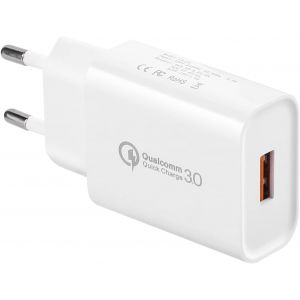 JGD-Chargeur USB, Quick Charge 3.0 Chargeur Rapide Compatible avec Samsung Galaxy S6 S7 S8 S9 S10 S20 S21 S22 A13 A53/Note 8/9, iPhone, Huawei, T&eacute;l&eacute;phone Portable, Chargeur Rapide Original de Remplac - Neuf