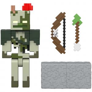 Minecraft Redstone Charged Bogged Figure - Neuf