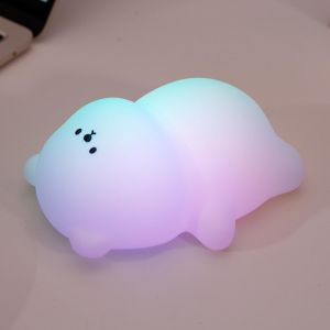 Veilleuse Licorne Pour Enfants, Minuterie &Agrave; Intensit&eacute; Variable, Lampe De Chevet Pour Enfants, D&eacute;coration Pour Chambre D'enfant De Fille (Lying Bear) - Neuf