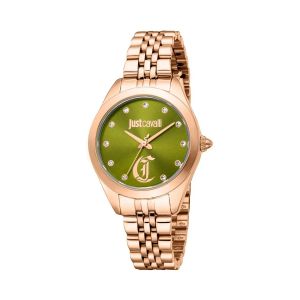 Montre &Agrave; Quartz En Acier - Dor&eacute; Rose Et Vert - Neuf