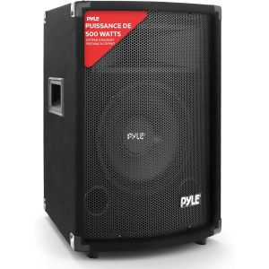 Mevronisshop-Pro Syst&egrave;me De Haut-Parleur Portable Cabinet Pa - Syst&egrave;me Sonore Ext&eacute;rieur De 500w Avec Haut-Parleur Woofer De 10"", Bobine De Voix Kapton 1.5"", Tweeters Doubles, Haut-Parleur M&eacute;dium Supe - Neuf