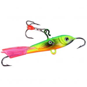 Leurre Dur En Metal Pour La Peche Sur Glace Artificielle En Hiver Avec Hamecon Triple (001) - Neuf