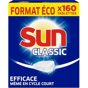 KGABERY-Pastilles Lave-Vaisselle Classic,160 Tablettes,Efficace Même Pendant Les Cycles Courts Et À Basse Température,Produit Fabriqué En France - Neuf