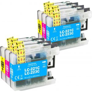 Senior-Lc 223 Compatible Pour Cartouche Lc223 Brother Pour Brother Mfc J5320Dw J4420Dw J4620Dw J480Dw J5720Dw J680Dw J880Dw Dcp J562Dw J4120Dw (Paquet De 6)[L372] - Neuf