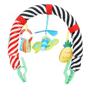 Hochet Pour Bebe, Arche Souple, Accessoires Pour Poussette, Jouets Pour Bebe, Pour Lit De Bebe, Berceau, Poussette, Colore - Neuf