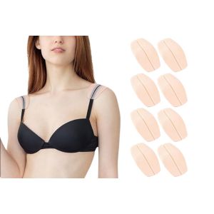Coussinets En Silicone Pour Bretelles De Soutien-Gorge - Coussinets Antid&eacute;rapants Pour Soulager Les Douleurs Aux &Eacute;paules - 4 Paires - Neuf