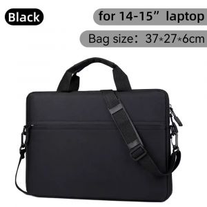 Nouveau sac pour ordinateur Portable 14 15.6 pouces &eacute;tui pour ordinateur Portable pour Macbook Air Pro tablette &eacute;tanche Portable voyage transportant PC sac &agrave; mainWHITE - Neuf