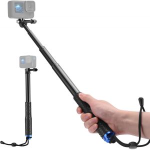 Kalanka-, Perche À Selfie Extensible De 93 Cm, Réglable, Étanche, Pour Hero 13/12/11/10/9/8/7/Max - Neuf