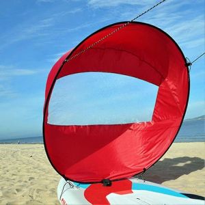 Nouveau Produit,Voile &Agrave; Vent,Voile De Vent Sous Le Vent,Voile De Kayak Pliable Voile De Kayak S&ucirc;re Et Durable Pour Bateau De Kayak Voilier - Neuf
