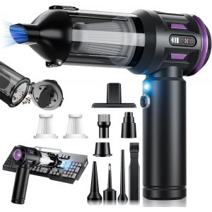 Aspirateur Pour Voiture, 3 R&eacute;glages De Puissance D'Aspiration, Aspirateur Portable Compact, Offrant Une Puissance D'Aspiration Allant Jusqu'&Agrave; 21 000 Pa C - Neuf