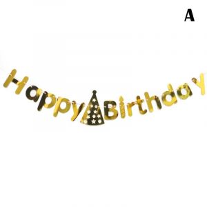 3m joyeux anniversaire bronzant guirlande banni&egrave;re fournitures de f&ecirc;te enfants princesse f&ecirc;tes d&eacute;cor a - Neuf