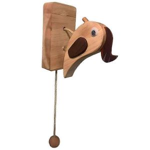 Woodpecker Doorbell-Woodpecker Door Knocker,Sonnette de porte Woodpecker en bois fait à la main,ornements et décoration pour l'entrée - Neuf