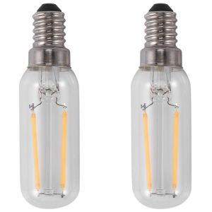 2x E14 3w Led Hotte Aspirante Ventilateur Ampoule Blanc Chaud - Neuf