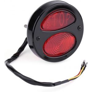 Pour Feux Arrière De Moto Personnalisés Pour Feu Arrière De Moto 12 V Feu De Stop Arrière De Moto Lampe Led Éclairage De Plaque D'immatriculation Pour Feux Arrière De Moto Bobber Cafe Racer - Neuf