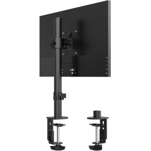 Loc-Support Ecran Pc Simple Pour Moniteurs De 13 À 34 Pouces, Bras Ecran Pc Réglable Avec Inclinaison, 2 Options De Montage Pivotement Et Rotation, Supporte Jusqu'À 10Kg, Vesa 75/100 - Neuf