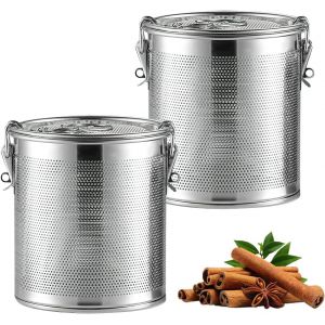 Passoire &Agrave; Th&eacute; En Acier Inoxydable : Filtre &Agrave; Th&eacute;, Boule &Eacute;pices, Filtre &Agrave; Th&eacute;, Infuseur &Eacute;pices Avec Couvercle, Infuseur Pour Th&eacute; Vrac Avec Cha&icirc;ne De Transport Crochets,Infuseur Pou[APP8810301] - Neuf