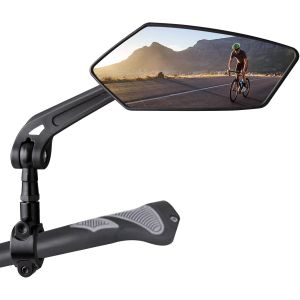 KAL-Retroviseur Velo Qualité Supérieure,Retroviseur Trotinette Electrique Universel,Rétroviseur Vélo Réglage 360°,Retroviseur Moto Pliable,Retroviseur Velo Electrique Compatible Tous Modèles(Droite) - Neuf