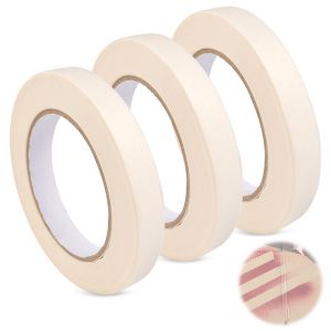 KALANKA-3 Rouleaux Ruban D'Artiste Blanc, Ruban de Masquage Blanc Amovible, Ruba de Masquage pour Artistes, Cr&ecirc;Pe De Peintre, pour Dessin, Art, Aquarelle, Cadre Sur Toile Travaux de Masquage et de Pe - Neuf