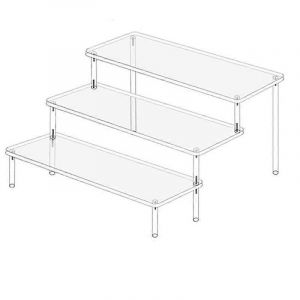 Pr&eacute;sentoir en acrylique Support de rangement de parfum Support de rangement parent Support d'&eacute;tag&egrave;re en acrylique pour pr&eacute;sentoir alimentaire Rac - Neuf