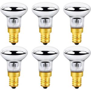 25w R39 E14 Ampoule Lampe À Lave, Blanc Chaud 2700k, E14 Culot R39 Ampoules Chauffante, Ampoule À Réflecteur, Lampe De Lave, Pour Chauffer Lampe À Bulles, Lampe À Fusée, Lampe Pailletée - Neuf