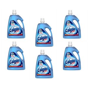 CALGON Lot de 6 Gels 3 en 1 Anticalcaire Nettoyant pour Lave-linge - 2,25L - Neuf