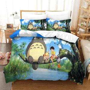 Housse De Couette Totoro Housse De Couette Imprim&eacute;e Japon Anime - Neuf
