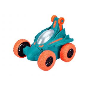 Camion-benne &eacute;lectrique avec cascades et musique - Bleu - Neuf