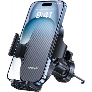 [Qualit&eacute; Militaire Support Telephone Voiture, Universel Porte Telephone Voiture Grille Aeration Compatible avec iPhone14 Pro Max 13 12 11 8 Mini X XR SE, Samsung, Huawei, Xiaomi - Neuf