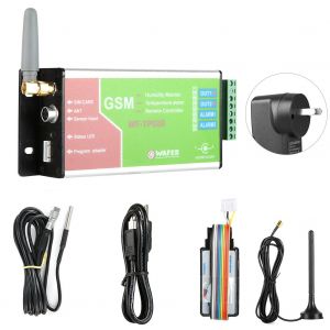 Controleur d'alarme de temperature GSM WF TP02B, telecommande, capteur SMS, surveillance 100-240 V (prise AU) - Neuf