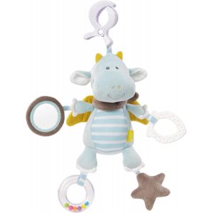 Tdrfl-Jouet D'activit&eacute; Dragon-Jouet De Motricit&eacute; Pour Poussette,Lit Et Si&egrave;ge B&eacute;b&eacute; Pour Mordre,Saisir Et Produire Des Sons-Anneau De Dentition Pour B&eacute;b&eacute;s Et Enfants &Agrave; Partir De 0+ Mois - Neuf