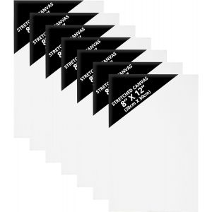 Petite Toile Peinture - Lot 7 Toiles &iquest;&iquest; Peindre 20x30cm Pr&iquest;&iquest;&iquest;&iquest;tir&iquest;&iquest;e - Toile a Peindre pour Tableau Peinture sur Toile &iquest;&iquest; l'Huile Acrylique Dessin - Canvas Toile Blanche - Neuf