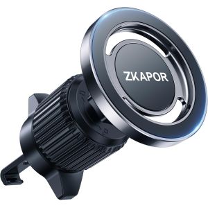 Support Telephone Voiture Magnetique, [20 X N52 Aimants] Porte Telephone Voiture 360&deg; Rotation Aimant T&eacute;l&eacute;phone Voiture Pour Phone 15 14 13 12 Pro Max Plus, Galaxy 24 23 Et Autres [Car783589] - Neuf