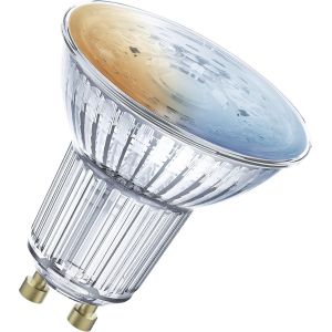 Lampe À Réflecteur Led Intelligente Avec Bluetooth,Gu10,Couleur De La Lumière Variable(2700-6500k),Dimmable,Remplace Les Lampes À Réflecteur Par 40 W,Smart + Bt Spot Gu10 Tunable White,1-Pack - Neuf