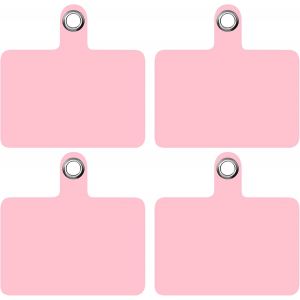 Kal-X Patchs De Remplacement Universel Por Tour De Cou Telephone Portable [Rose] Accessoire De Bandouliere Cordon Holder Porte Pochette Laniere Collier Corde Attache Chaine - Neuf