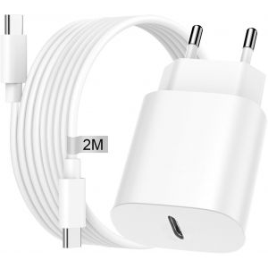 Lbgwp60-25w Chargeur Sam Sung Charge Rapide Avec Câble Usb C 2m Pour Sam Sung Galaxy S24 Ultra S23 S22 S21 S20, Chargeur Usb C Rapide Adaptateur Pr Usb C Secteur Chargeur Type C Pour Chargeur Sam Sun - Neuf