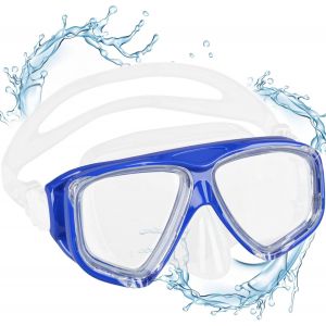 Letnerny-Lunettes De Plongée Pour Enfants, Garçons, Filles, Adolescents, Panoramique À 180 °, Masque De Plongée Haute Définition Avec Masque Nasal, Convient Pour Garçons Et Filles Âgés De 4 À 14 Ans - Neuf