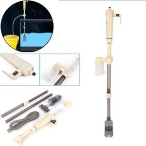 Aspirateur Électrique pour Aquarium Siphon Nettoyeur de Gravier Sable et Filtre l'eau Appareils de Nettoyage Sans Batterie HB056 - Neuf