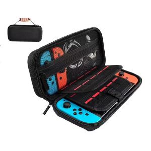 Protection Etui en EVA Anti-choc avec 20 Poches pour Nintendo Switch Console Cartes de Jeu &Eacute;tui de Transport Jeux Accessoires Housse Pochette Bo&icirc;te de Rangement Housse Rigide - Neuf