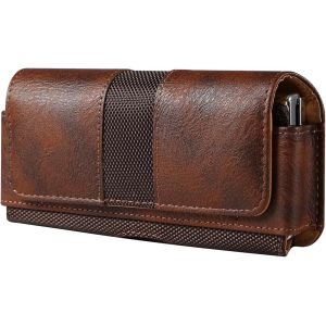 SJZG-Sac Ceinture Compatible Avec Samsung Galaxy Z Fold 6/5/4/3/2/1 Sm-F9260/F9160/F9000/W23/W22 Cuir, &Eacute;tui Ceinture Coque Pour T&eacute;l&eacute;phone Pochette Sac Banane Sacoche Compatible Avec Huawei Mate X3/Ma - Neuf