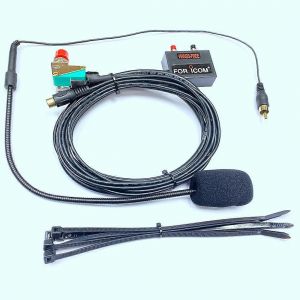 Microphone mains libres Finger PTT 8 broches pour ICOM IC2200H IC-2200H IC2720 IC-2720 IC2820 IC-2820 IC273 - Neuf