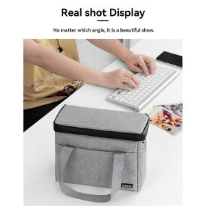 BOONA Sac pour appareil photo reflex numérique étanche,Sac à bandoulière de rangement d'objectif,Noir,S - Neuf