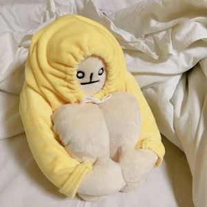 Peluche Banana Man avec aimant, jouet amusant pour homme décompressant, idéal pour un anniversaire - Neuf