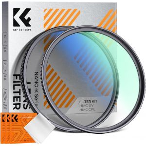 Kit Filtre 77Mm Uv Et Filtre Polarisant Et 3 Chiffons De Nettoyage Pour Objectif Appareil Photo Reflex Num&eacute;riques&iquest;K S&eacute;rie&iquest;[Z2367] - Neuf