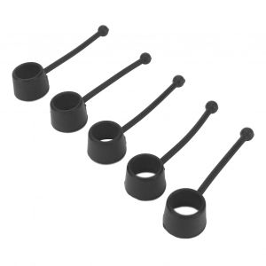 5 Pcs Finger Strengthener Band 60lb Silicone Elastic Finger Extensor Exerciser Bande De R&eacute;sistance Pour L'exercice De Fitness - Neuf