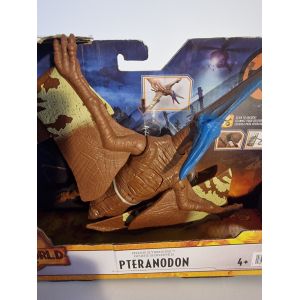 Jurassic World Dominion Roar Strikers Pteranodon - New (Damaged Box) Mattel Hgp78 - Neuf